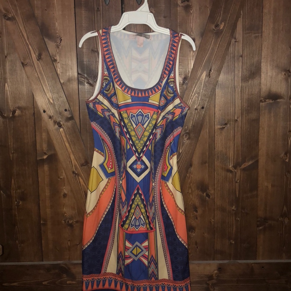 Colorful bodycon dress